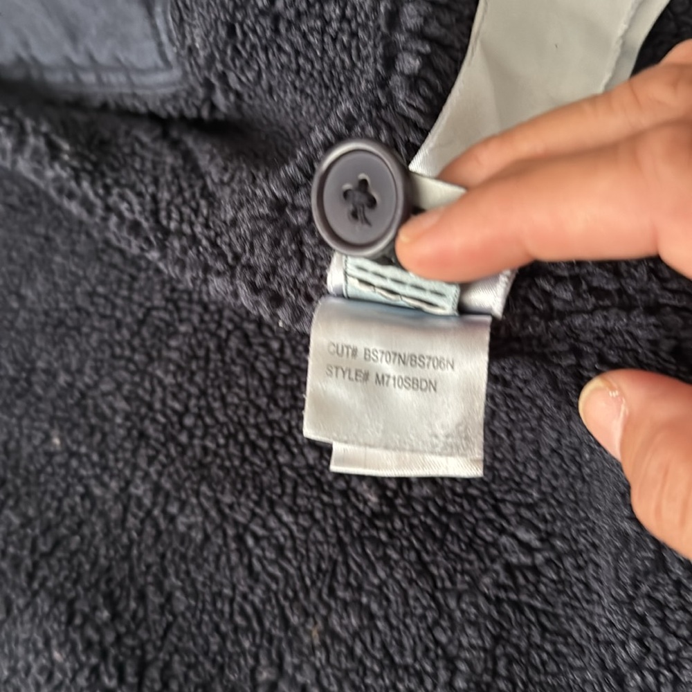 Billabong Barlow navy blue Sherpa Lined Military style jacket Sz: Medium - Picture 4 of 13